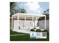 Produktbild: Weide Classic Pergola Aluminium freistehend 3 x 5,3 M Lamellendach weiß?