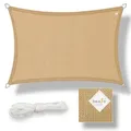 Produktbild: hanSe Sonnensegel Sonnenschutz Schattensegel UV-Schutz Recheck 3x4m Sand