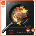 Produktbild: Induktionskochfeld 1 Platte 2000W mit Booster-Funktion 20 Stufen Schwarz tragbar