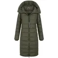 Produktbild: Navahoo Winterjacke Mondmaedchen Extra langer Schnitt mit seitlichen Belüftungsöffnungen grün XS (34)
