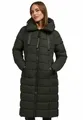 Produktbild: Navahoo Damen Winterjacke (XS-3XL) - Wind- & Wasserabweisend, große Kapuze, seitliche Gehschlitze, Steppmantel, Warme Jacke Frauen - N036 (XS, Olive)
