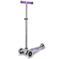Produktbild: MICRO Maxi Deluxe Flux LED | Das ORIGINAL | Kinderroller ab 5 Jahren | Inklusive LED Rollen | transparentes Deck |Direkt vom Hersteller