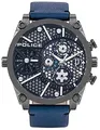 Produktbild: Police Watches Vigor Herren Uhr analog Quarzwerk mit Leder Armband PL.15381JSU-61B