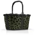 Produktbild: Reisenthel Einkaufskorb Carrybag XS teddy leo olive, Dunkelgrün, Textil, 5 L, 33.5x18x19.5 cm, Freizeit, Koffer & Taschen, Einkaufskörbe