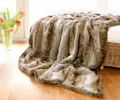 Produktbild: Wohndecke Felldecke (Kunstfell) Kuscheldecke Tagesdecke 
