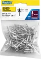 Produktbild: Rapid Blindnieten Aluminium Standard Ø 4mm 6-9mm Klemmbereich 100 Stk Nieten