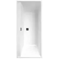 Produktbild: Villeroy und Boch Collaro Rechteck-Badewanne UBA170COR2NV-01 170x75cm, Einbauausführung Black Matt, Wannenfarbe weiß alpin