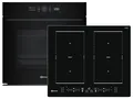 Produktbild: Bauknecht BAKO PYRO Set Pyrolyse Backofen BBI5S8PM1SK + Induktionskochfeld BB 8760C AL
