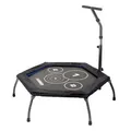 Produktbild: Hammer-Sport Fitness-Trampolin Cross Jump, 120kg, Ø 98cm, schwarz, mit T-Griff aus Schaumstoff