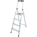 Produktbild: Krause Stehleiter Monto Safety, 126320, aus Aluminium mit 4 Stufen