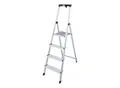 Produktbild: KRAUSE Stufen-Stehleiter, mit Sicherheitsplattform und Anti-Rutsch-Streifen, 4 Stufen