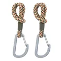 Produktbild: LÄSSIG Kinderwagenbefestigung (2 Stk.) Karabinerhaken Kinderwagenhaken Einkaufshaken/Stroller Hooks Cord olive/red/vanilla