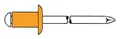 Produktbild: Gesipa Blindnieten Kupfer/Bronze Flachrundkopf 3 x 8 mm - 1433661 (VPE: 500 Stück)
