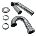 Produktbild: KIRCHHOFF Siphon Waschbecken, Siphon aus hochwertigem Edelstahl, Ablaufgarnitur