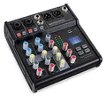 Produktbild: Pronomic B-403 Mini-Mixer mit Bluetooth und USB-Recording - Kompakter 4-Kanal Mixer - 2 Kanäle mit Combobuchsen, Phantomspeisung und Hi-Z Schalter - USB-Port - Main-Ausgänge im XLR-Format - Schwarz
