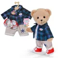 Produktbild: BABY born Teddy Cool-Outfit inkl. Shirt, Hose, lässiger Jacke und Schuhen für die Bärentatzen.