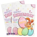 Produktbild: com-four® 10x Eierfarben Pastell - flüssige Pastell-Eierfarben für weiße und braune Eier - einfach Eier kaltfärben - flüssige Ostereier-Farbe (010 Stück - Pastell)