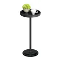 Produktbild: HOOBRO Runder Beistelltisch, Cocktailtisch, Bistrotisch für kleine Räume, Wohnzimmer, Schlafzimmer, Schwarz EBB168BZ01