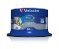 Produktbild: Verbatim Blu-ray-Rohling Blu-Ray BD-R SL Datalife HTL 25GB Spindel bedruckbar