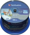 Produktbild: VERBATIM 43812 - BD-R SL Datalife, 25GB, 6x, bedruckbar, 50er Spindel