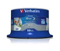 Produktbild: VERBATIM Blu-Ray BD-R SL Datalife HTL 25GB 6x 50er Spindel bedruckbar