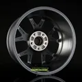 Produktbild: 4x BBS SR himalaya-grau matt 8.5x19 ET35 - LK5/114.3 ML82 Felge Alu