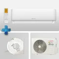 Produktbild: HANTECH Split Klimaanlage 12.000 BTU (3,4kW) Komplettset mit Wandhalterung Smart-Home-fähig