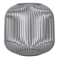 Produktbild: blomus Laterne Lito | Steel Gray | Windlicht aus Edelstahl | Kerzenhalter Dunkelgrau | Größe M | 28L x 28B x 27H cm | Laterne Deko | Indoor Windlicht