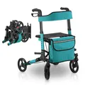 Produktbild: Juskys Aluminium Rollator Vital mit Sitz