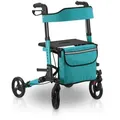 Produktbild: Juskys Rollator, Petrol, Metall, 63x80x68 cm, Freizeit, Wellness
