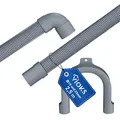 Produktbild: VIOKS Waschmaschine Ablaufschlauch Flexibel 2,5m 19/22mmØ & Spülmaschine Ablaufschlauch Geschirrspüler/Flexibler Abwasserschlauch Waschmaschine