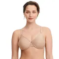 Produktbild: Chantelle C MAGNIFIQUE, Sehr Bedeckender Gemoldeter BH, Unnsichtbare Unterwäsche für Damen, 85G, Nude