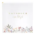 Produktbild: Goldbuch Blütenliebe 30x31 60 weiße Seiten Hochzeit 08044