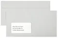 Produktbild: kaenguruh the world of paper Briefumschläge mit Fenster grau haftklebend DIN lang S8002
