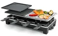 Produktbild: ROMMELSBACHER RCS 1350 schwarz Edelstahl Raclettegrill 1350W 8 Pfännchen