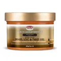 Produktbild: African Pride Black Castor Miracle Extra Hold Braid, Loc, Twist Gel, Tames Frizz & Edges, Paraben, Sulfate, Mineral Oil and Petrolatum Free, Contains Black Castor & Coconut Oil, 227g/8oz
