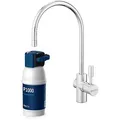 Produktbild: BRITA Wasserhahn mypure P1 Küchenarmatur mit Wasserfiltration, Chrom glänzend