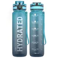 Produktbild: Sahara Sailor Wasserflaschen motivierende Sport Wasserflasche mit Zeitmarkierung