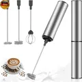 Produktbild: MOSUO Elektrischer Milchaufschäumer mit Doppeltem Quirl, USB-C Wiederaufladbar 