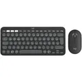 Produktbild: Keyboard & Mouse Logitech Wireless Combo Pebble 2 graphite (DE) (920-012203)