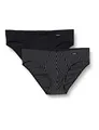 Produktbild: Skiny Herren Skiny Brasil voor heren, set van 2 micro-multipack Slip, Blackstripe Selection, M EU