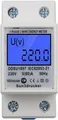 Produktbild: LCD Stromzähler 1-Phasig 2 Polig 5 80 A 35