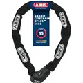 Produktbild: ABUS Unisex CityChain 1060/110 Kettenschloss mit Codekarte Schluesselschloss, Schwarz, 110 cm