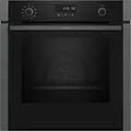 Produktbild: NEFF Pyrolyse Backofen B6ACH7AG3, mit Teleskopauszug nachrüstbar, Pyrolyse-Selbstreinigung, Voll versenkbare Backofentür dank Hide® grau