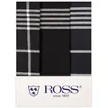 Produktbild: Ross 3er Pack Baumwoll-Geschirrtücher 1837 3- Pack 50x70 cm | schwarz - schwarz