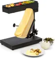 Produktbild: Klarstein Käse Raclette-Grill mit Edelstahl-Käse-Schmelzer, Dreh- & Verstellbarer Raclette Grill für Käse am Stück, Robuster Schweizer Raclette Grill-Gerät, 1000W Kleiner Raclette-Käseschmelzer