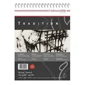 Produktbild: Hahnemühle Tradition Skizzenpapier, Zeichenblock mit 100 g/m², spiralisiert, 50 Blatt, 24x34 cm