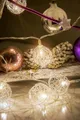 Produktbild: Konstsmide Weihnachtsbeleuchtung  LED Dekolichterkette Aluminium-Drahtkugeln