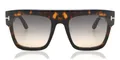 Produktbild: Tom Ford Sonnenbrillen RENEE FT 0847 DARK HAVANA/SMOKE SHADED 52/21/140 Damenbrillen