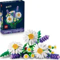 Produktbild: LEGO Botanicals Gänseblümchen - Kunstblumen mit Gänseblümchen & Lavendel - Blumenstrauß DIY Deko für Kinder - Geburtstagsgeschenk für Mädchen ab 9 Jahren & erwachsene Blumenfans - 11508